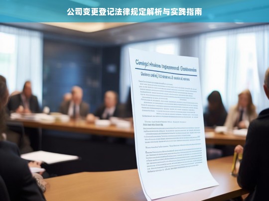 公司变更登记法律规定解析与实践指南