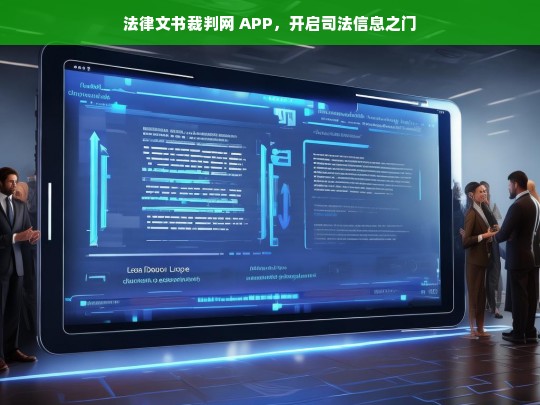 法律文书裁判网 APP，开启司法信息之门，法律文书裁判网 APP，司法信息的开启之钥