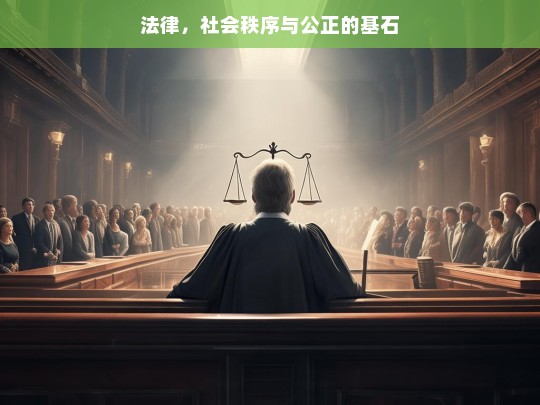 法律，社会秩序与公正的基石，法律，社会秩序与公正的基石