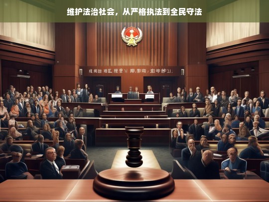 维护法治社会，从严格执法到全民守法，维护法治社会，从执法到守法