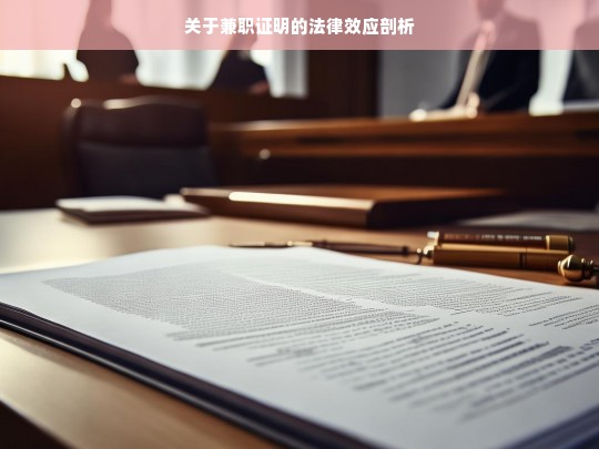 关于兼职证明的法律效应剖析，兼职证明的法律效应探究